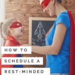 restful homeschool planning