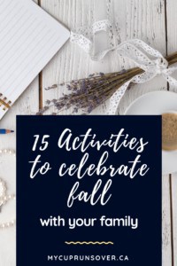 15 activities to celebrate fall