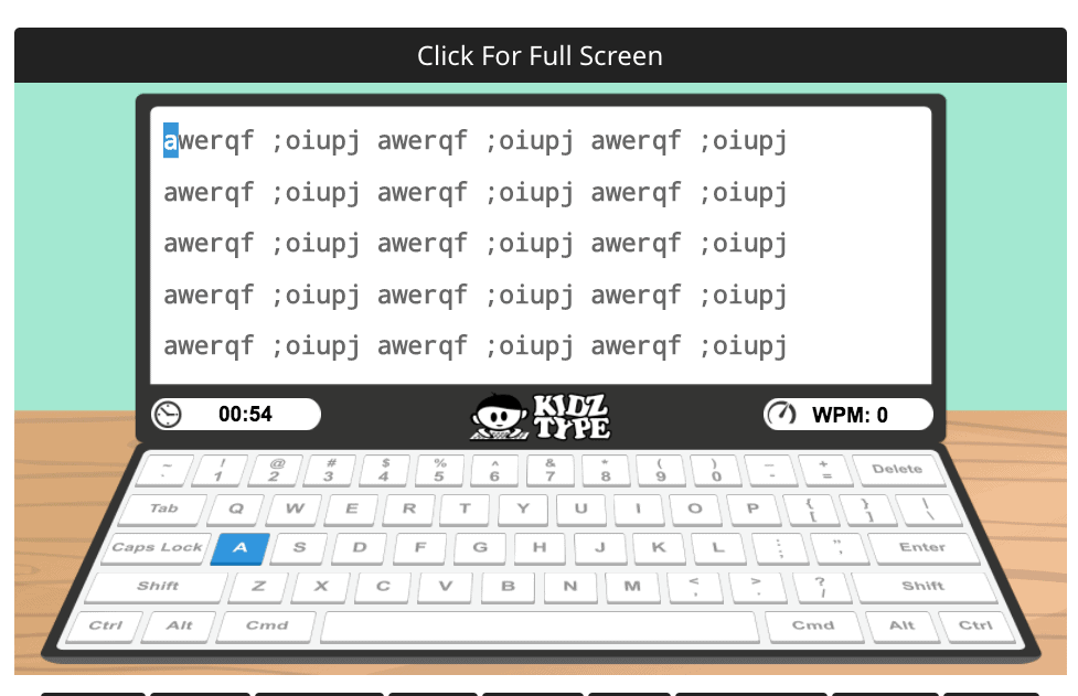 Dance Mat Typing Level 4 Stage 10 Kidztype