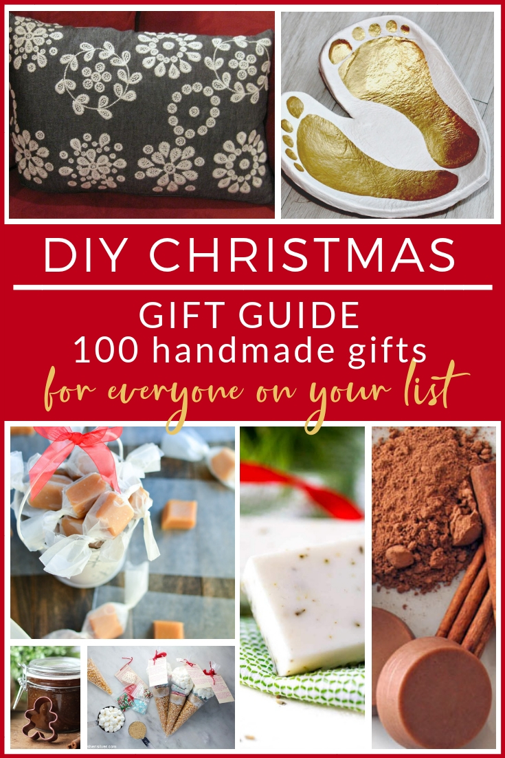 DIY Gifts A DIY Christmas gift guide with 100 handmade gifts