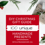 DIY gifts, a DIY Christmas guide with 100 unique handmade presents