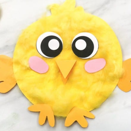 CUTE & EASY FLUFFY CHICK CRAFT FOR KIDS