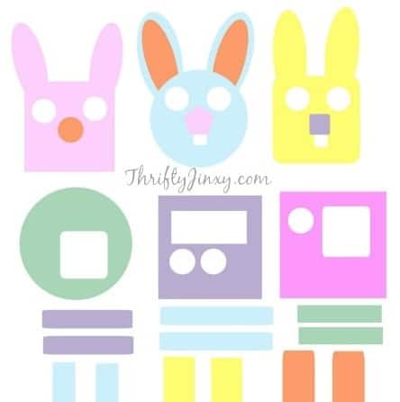 FREE PRINTABLE EASTER BUNNY ROBOT KIDS CRAFT