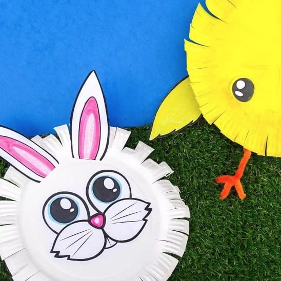 How to Make a Paper Plate Baby Chick Craft