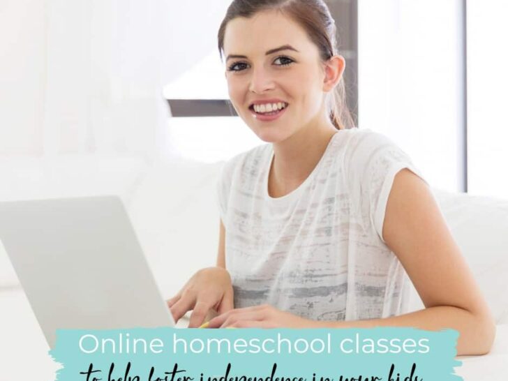 Live online homeschool classes make your life easier as a homeschool parent and foster independence in your children. There are so many courses available online and they're a great complement to the curriculum you're already using. I particularly like using these types of classes to teach subjects that I'm not too comfortable teaching.