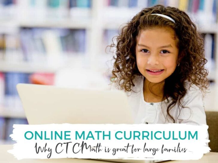 Online Homeschool Math Curriculum: Using CTCMath in a large family