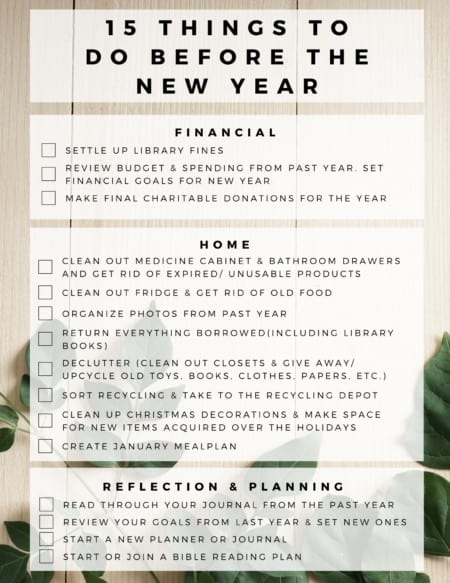 15 Things You Should Do Before the End of the Year