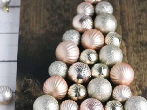 Christmas Ornament Tree Sign