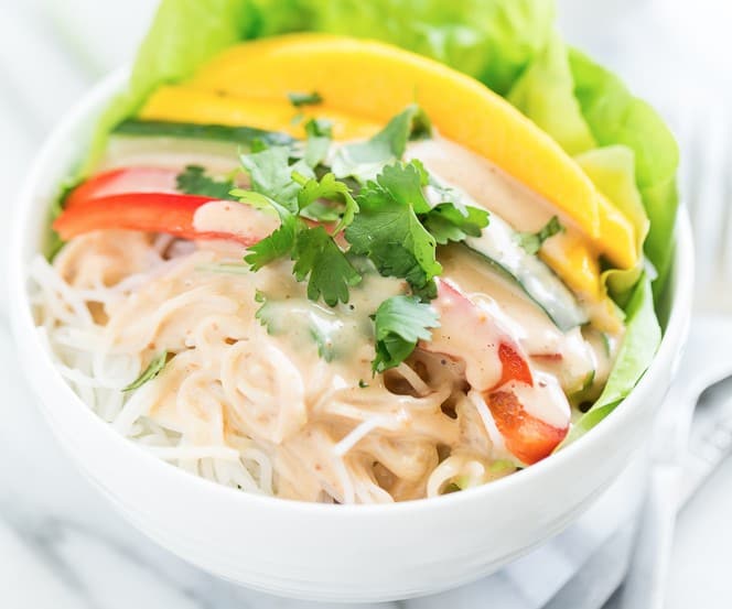 Cleansing recipes - vietnamese summer roll bowls