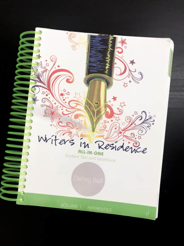 Writers in Residence homeschool writing curriculum by Debra Bell