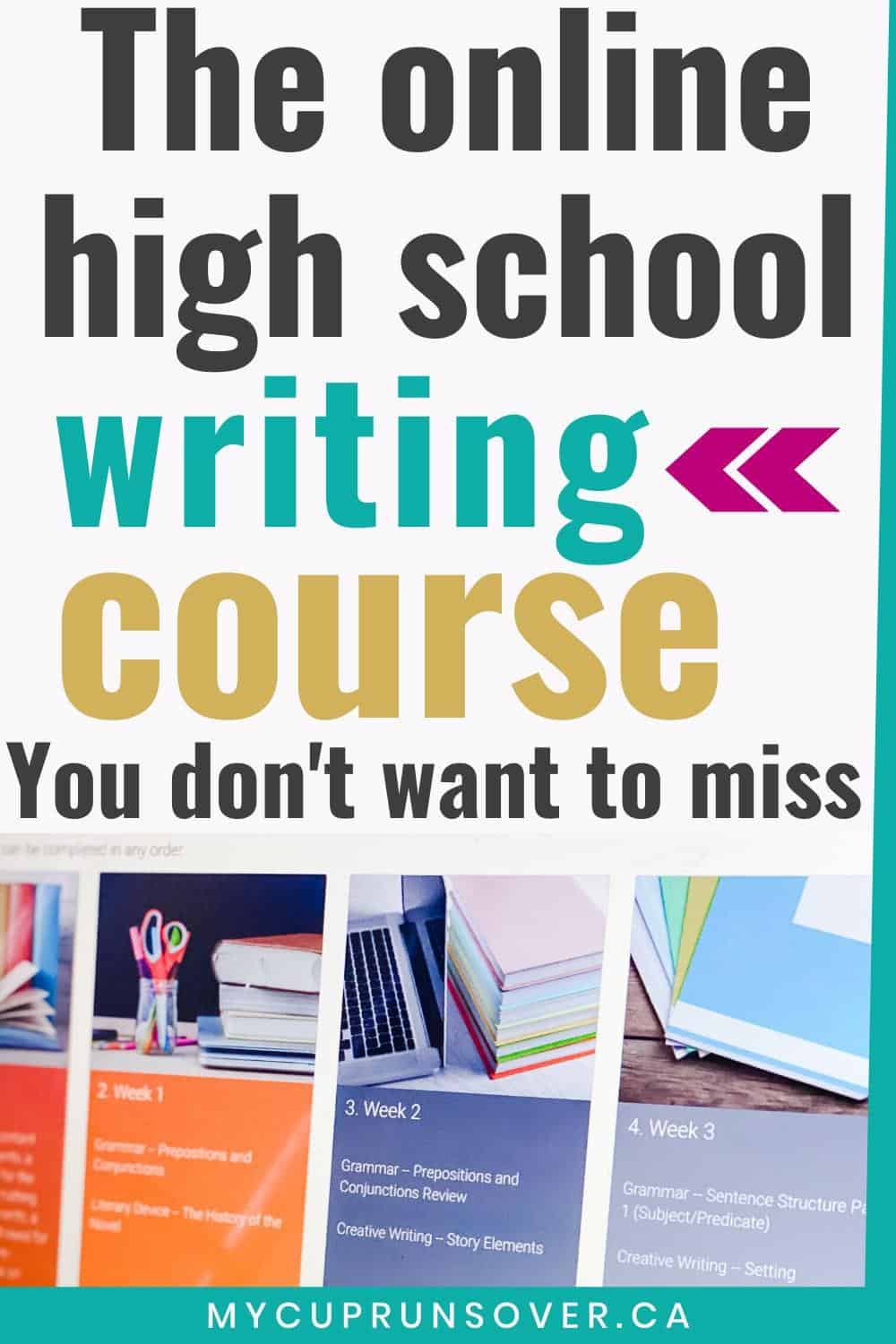 online writing programs for high school students