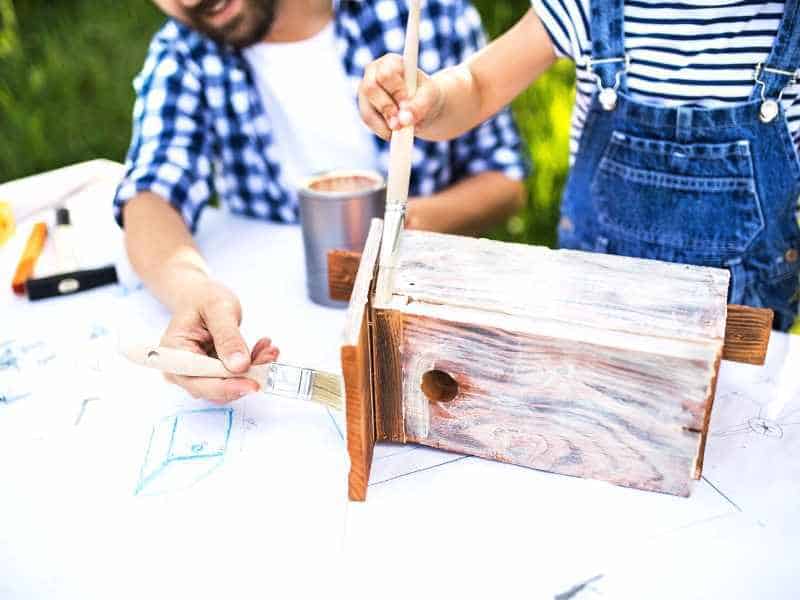 Making a birdhouse is a great way to take care of the animals in your neighbourhood while learning about Earth Day