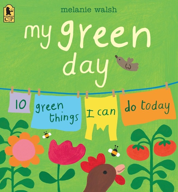 My Green Day: 10 Green Things I can do today by Melanie Walsh highlights ten simple things kids can do to conserve resources. It's one of our top picks for earth day books for kids