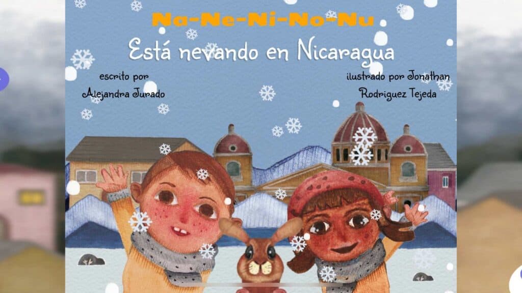 The cover of one of the Spanish language stories for kids in the FabuLingua app