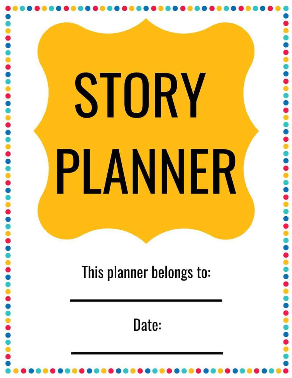 How To Plan A Short Story Free Story Planner Template For Kids