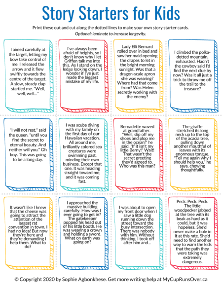 How To Use Story Starters To Get Kids Writing 8 Strategies To Use Today