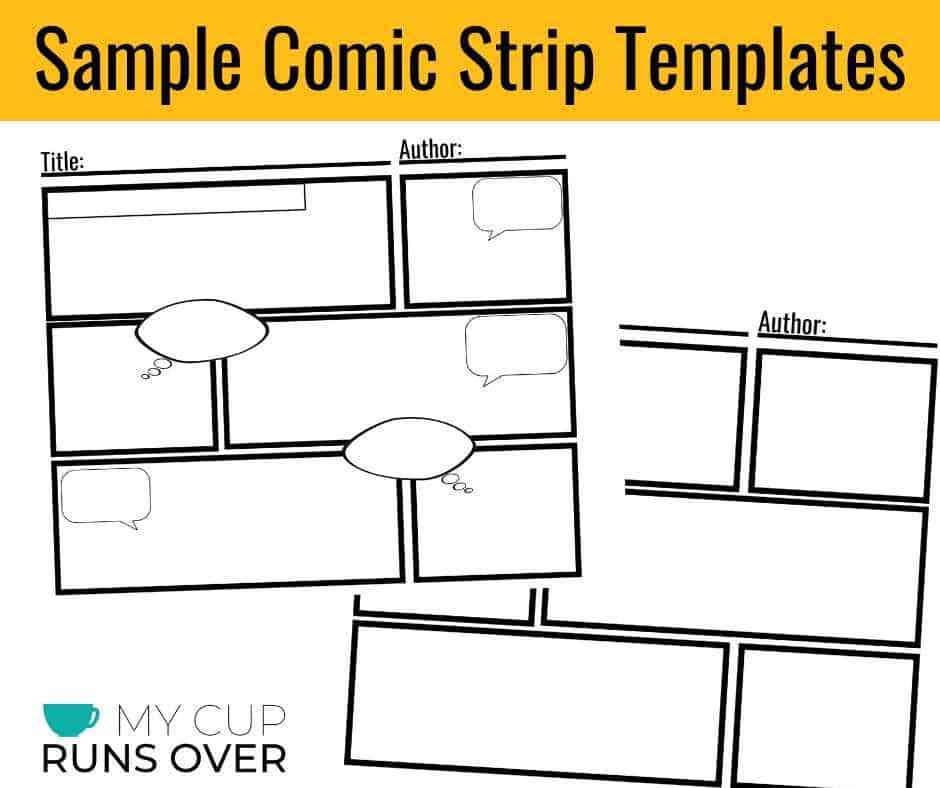 Comic strip template - download our comic strip template files to help kids start writing and drawing better stories today