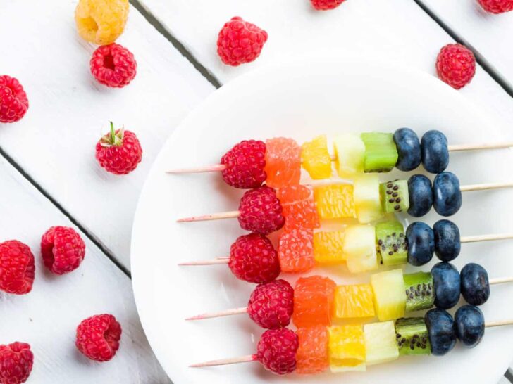 Easy Breakfast On the Go: Pastry Cone with Fruit Skewers