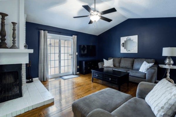 reversing the direction of your ceiling fans can help push warm air down into the room