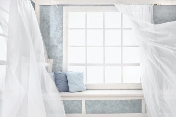 make sure your windows and curtains are optimized for letting in and retaining heat