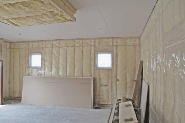 insulate your garage to reduce heat loss and keep your house warmer