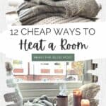 12 cheap ways to heat a room