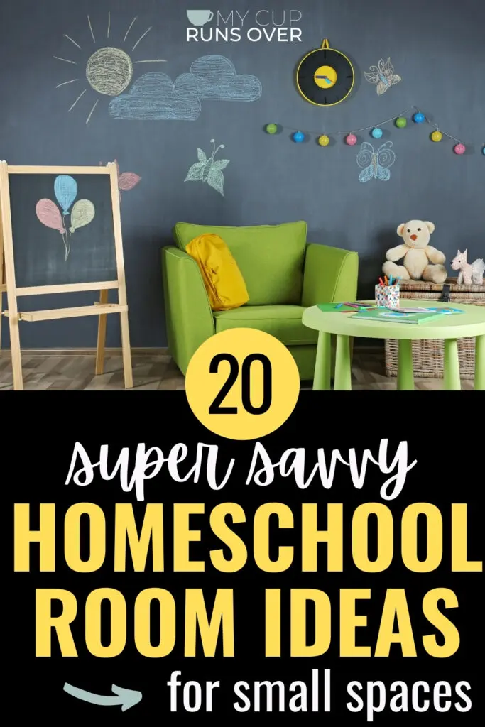 25 Ideas for Homeschool Organization in a Small Space - Proverbial Homemaker