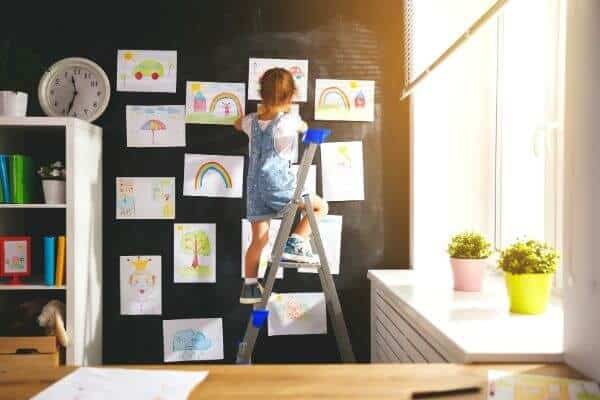 Creative Ways to Store & Display Kids Art