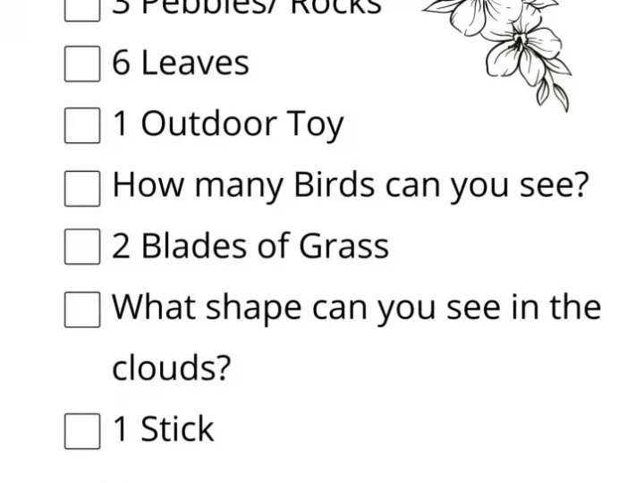 Image for Inside/Outside Scavenger Hunts with Fill-in-the-Blanks and Simple Math (4 scavenger hunts)