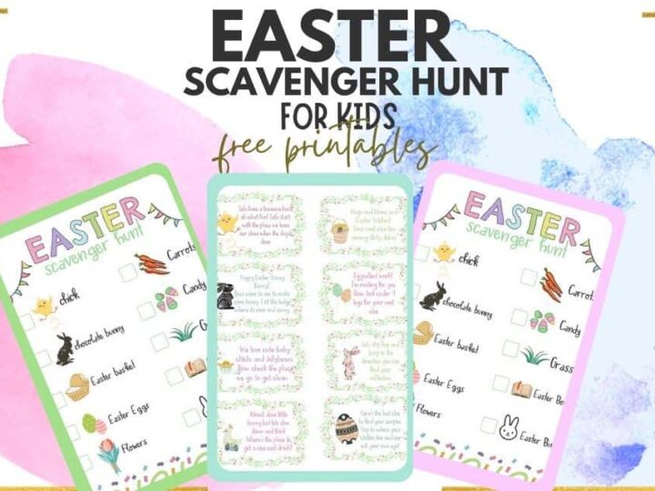 Image for Easter Scavenger Hunt Free Printables (2 scavenger hunts)