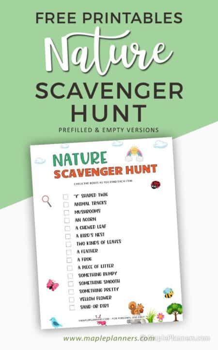 22 Neighborhood Scavenger Hunts - Free Printable Scavenger Hunts for Kids