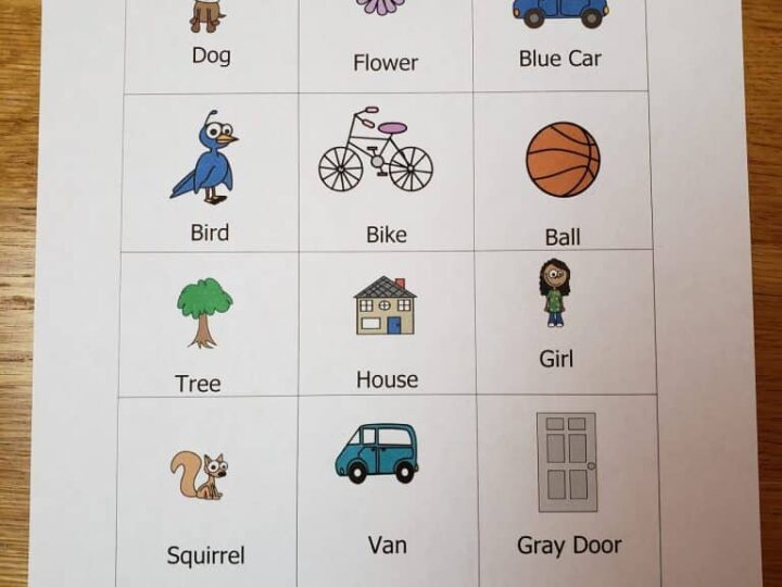 pictoral neighborhood scavenger hunt