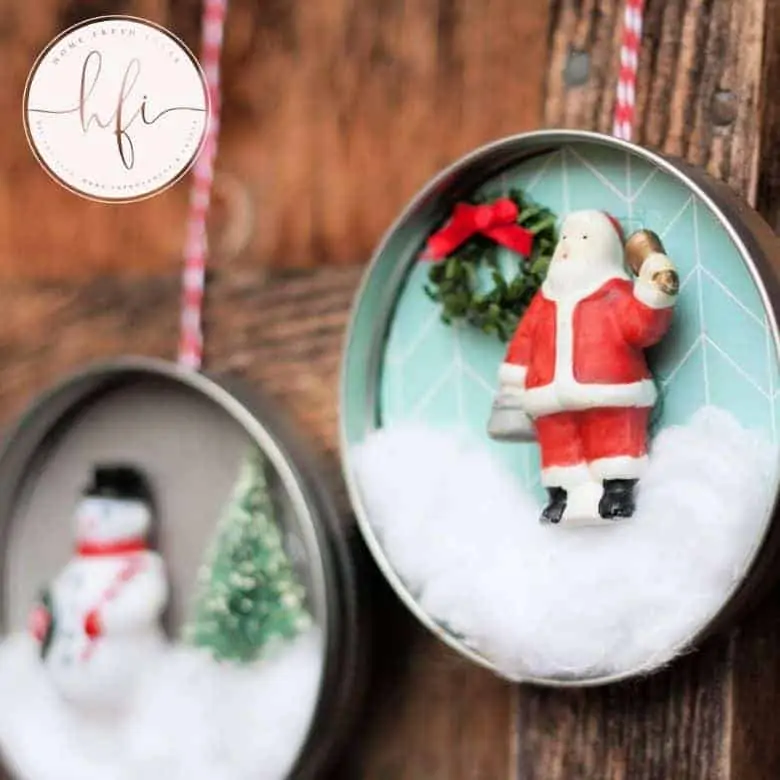 Easy holiday craft - DIY Christmas miniatures