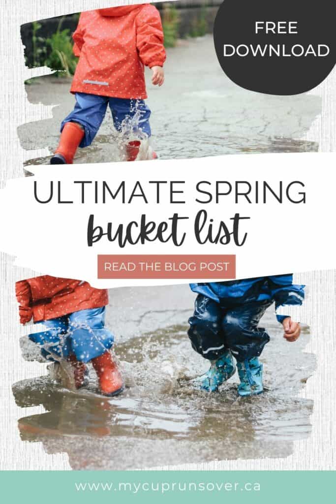 ultimate spring bucket list