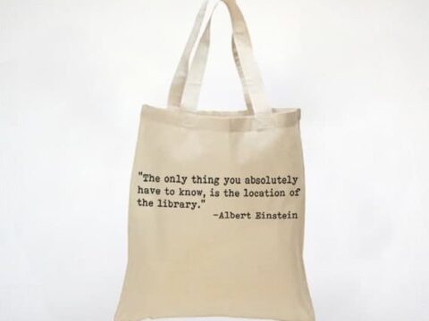 Image for I Love the Library Tote Bag