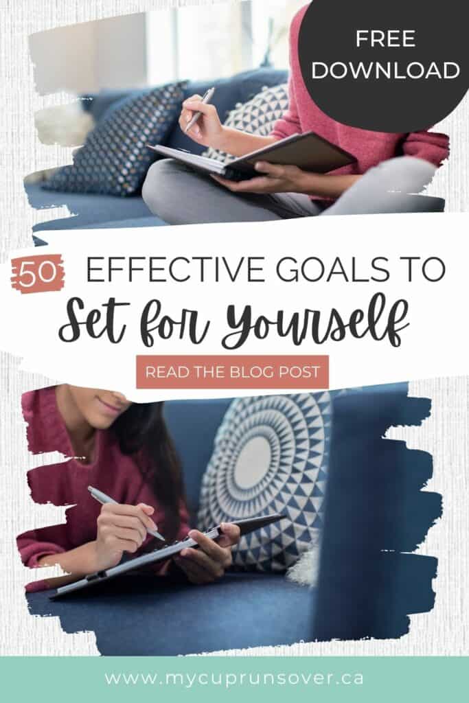 50 Effective Goals to Set for Yourself 