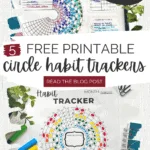 5 Free Printable Circle Habit Trackers