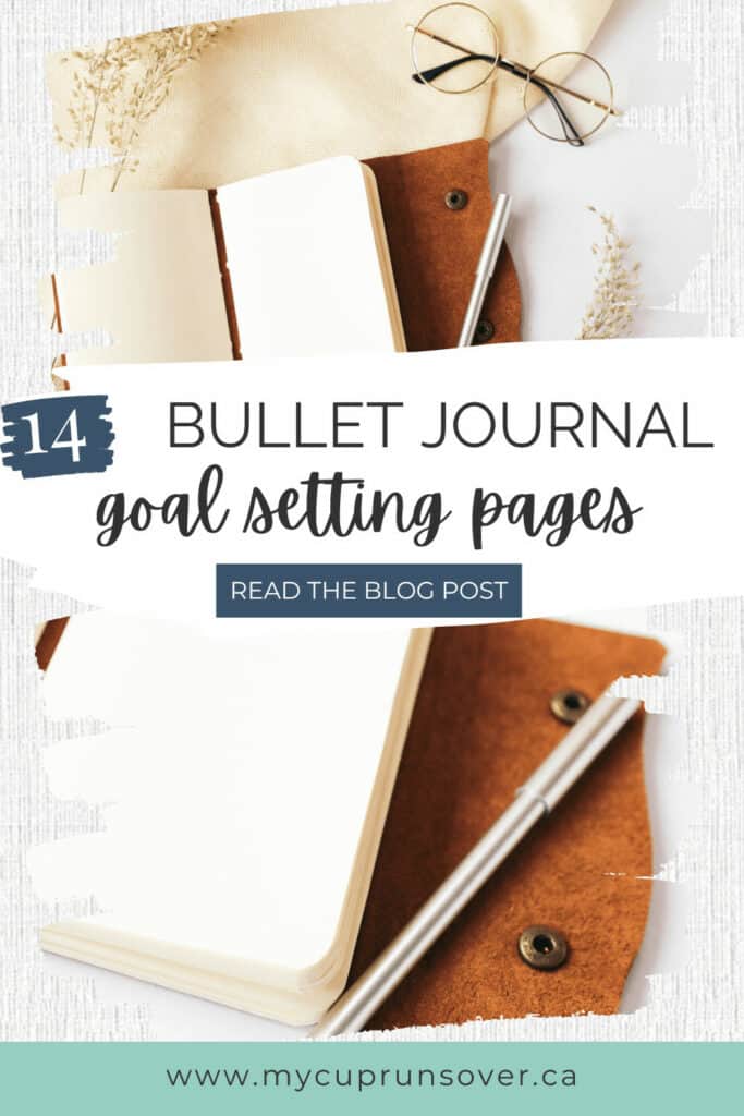 14 bullet journal goal setting pages