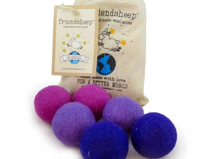 Image for Purple Eco Wool Pet Toy Ball&mdash;$14 for 6