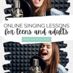 Online Singing Lessons for teens and adults