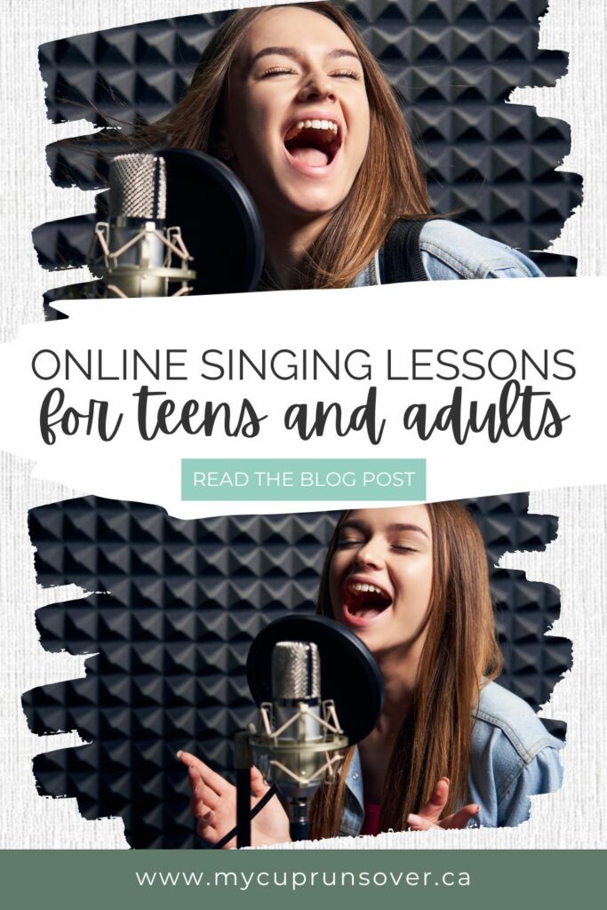 Online Singing Lessons for teens and adults